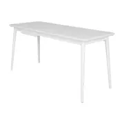 MESA DE ESCRITÓRIO 1 GAVETA 1,60 M X 65 CM SKAND - BRANCO - Foto 2