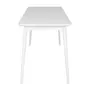 MESA DE ESCRITÓRIO 1 GAVETA 1,60 M X 65 CM SKAND - BRANCO - Foto 4