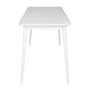 MESA DE ESCRITÓRIO 1 GAVETA 1,60 M X 65 CM SKAND - BRANCO - Foto 4
