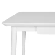 MESA DE ESCRITÓRIO 1 GAVETA 1,60 M X 65 CM SKAND - BRANCO - Foto 7