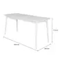 MESA DE ESCRITÓRIO 1 GAVETA 1,60 M X 65 CM SKAND - BRANCO - Foto 8