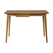MESA 1 GAVETA 1,10 M X 55 CM SKAND - CAJUEIRO JAPONÊS - Foto 1