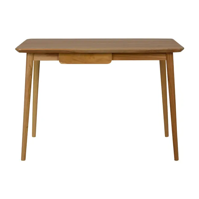 MESA 1 GAVETA 1,10 M X 55 CM SKAND - CAJUEIRO JAPONÊS - Foto 1