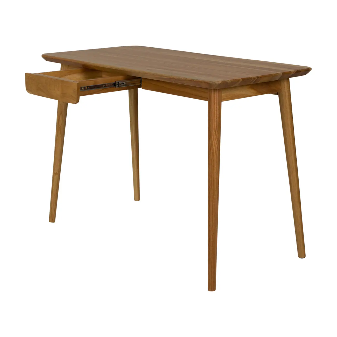 MESA 1 GAVETA 1,10 M X 55 CM SKAND - CAJUEIRO JAPONÊS - Foto 3