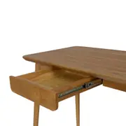 MESA 1 GAVETA 1,10 M X 55 CM SKAND - CAJUEIRO JAPONÊS - Foto 5