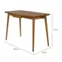 MESA 1 GAVETA 1,10 M X 55 CM SKAND - CAJUEIRO JAPONÊS - Foto 8