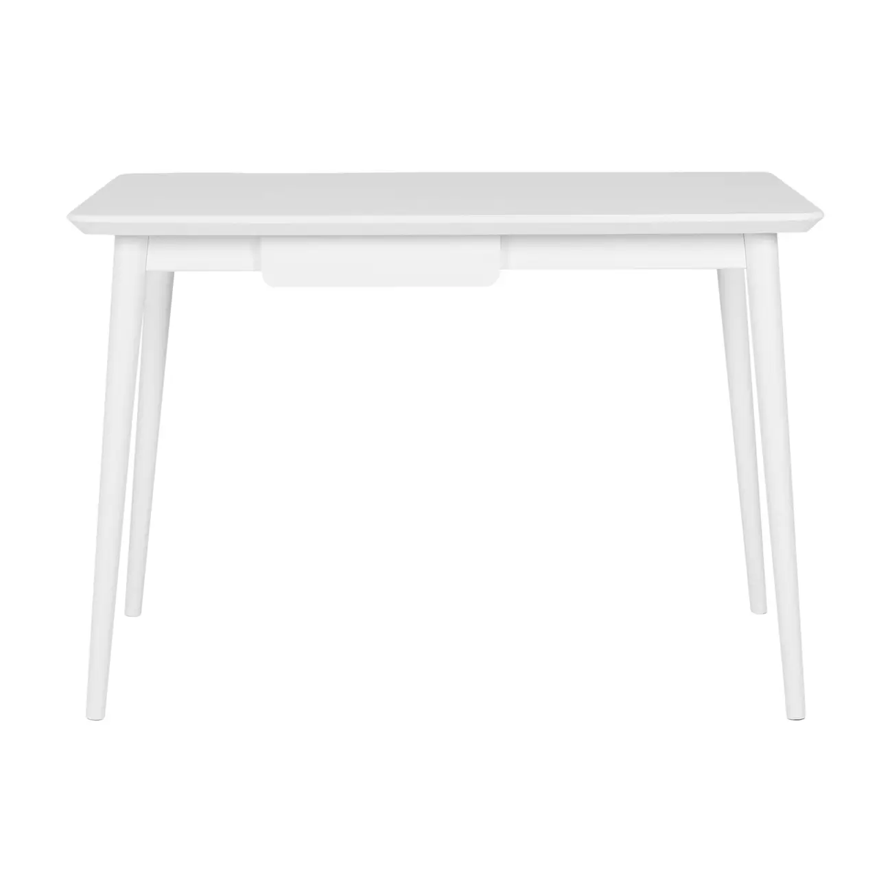 MESA DE ESCRITÓRIO 1 GAVETA 1,10 M X 55 CM SKAND - BRANCO - Foto 1