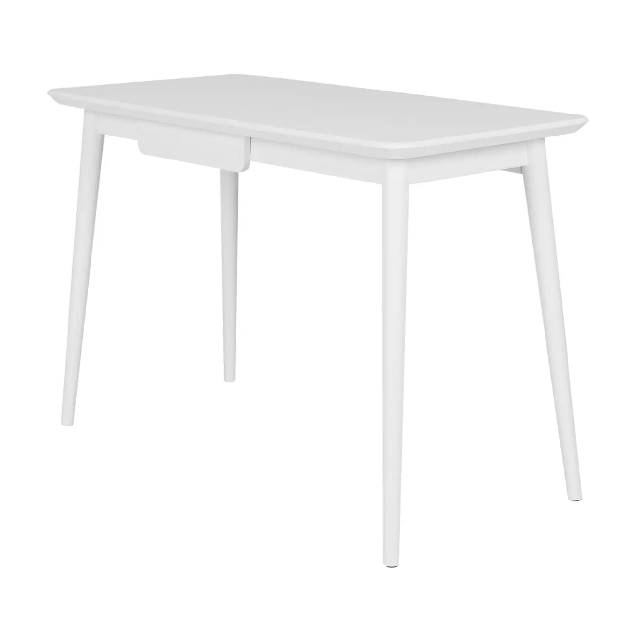 MESA DE ESCRITÓRIO 1 GAVETA 1,10 M X 55 CM SKAND - BRANCO - Foto 2