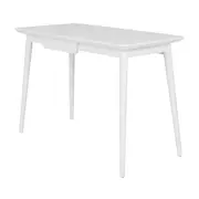 MESA DE ESCRITÓRIO 1 GAVETA 1,10 M X 55 CM SKAND - BRANCO - Foto 2