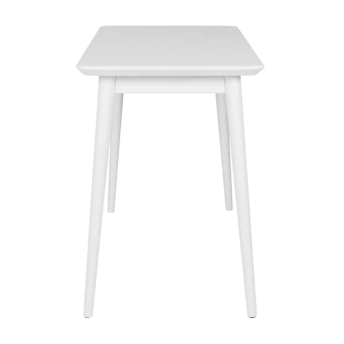 MESA DE ESCRITÓRIO 1 GAVETA 1,10 M X 55 CM SKAND - BRANCO - Foto 4