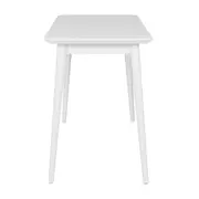 MESA DE ESCRITÓRIO 1 GAVETA 1,10 M X 55 CM SKAND - BRANCO - Foto 4