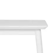 MESA DE ESCRITÓRIO 1 GAVETA 1,10 M X 55 CM SKAND - BRANCO - Foto 7