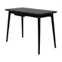 MESA DE ESCRITÓRIO 1 GAVETA 1,10 M X 55 CM SKAND - PRETO - Foto 2