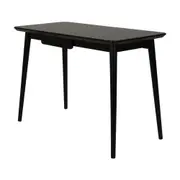 MESA DE ESCRITÓRIO 1 GAVETA 1,10 M X 55 CM SKAND - PRETO - Foto 2