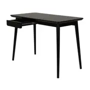 MESA DE ESCRITÓRIO 1 GAVETA 1,10 M X 55 CM SKAND - PRETO - Foto 3