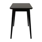 MESA DE ESCRITÓRIO 1 GAVETA 1,10 M X 55 CM SKAND - PRETO - Foto 4
