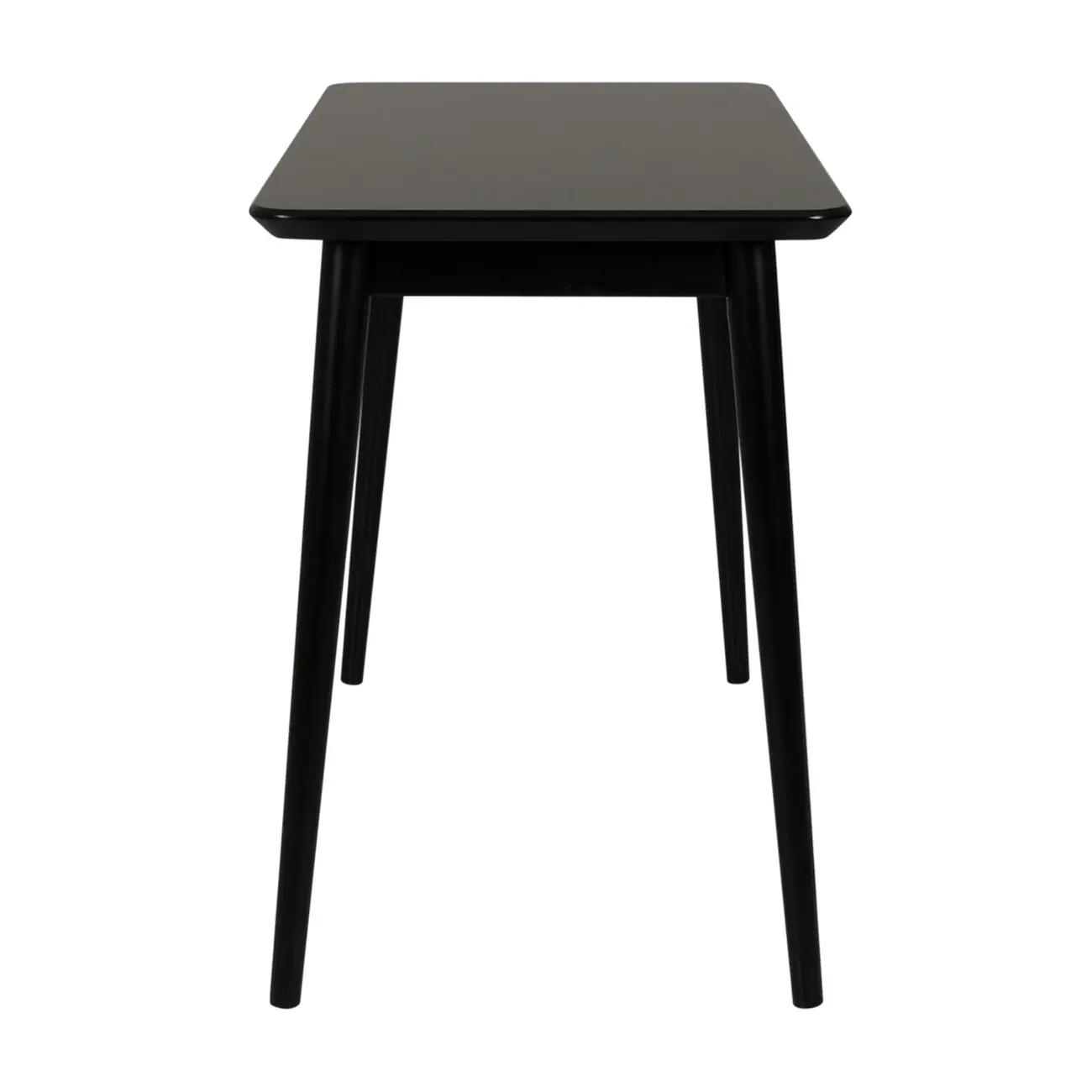 MESA DE ESCRITÓRIO 1 GAVETA 1,10 M X 55 CM SKAND - PRETO - Foto 4