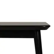MESA DE ESCRITÓRIO 1 GAVETA 1,10 M X 55 CM SKAND - PRETO - Foto 7