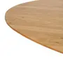 MESA DE JANTAR OVAL 2 M X 1,10 M MAK WOOD - BRANCO/FREIJÓ - Foto 4