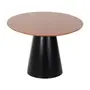 MESA DE JANTAR OVAL 2 M X 1,10 M MAK WOOD - PRETO/NOZES - Foto 3