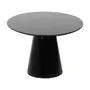 MESA DE JANTAR OVAL 2 M X 1,10 M MAK - PRETO/PRETO BRILHANTE - Foto 3