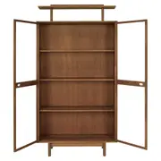 CRISTALEIRA 2 PORTAS COM MARQUISE 1 M X 2,03 M PILOTIS - NOZES/INCOLOR - Foto 2
