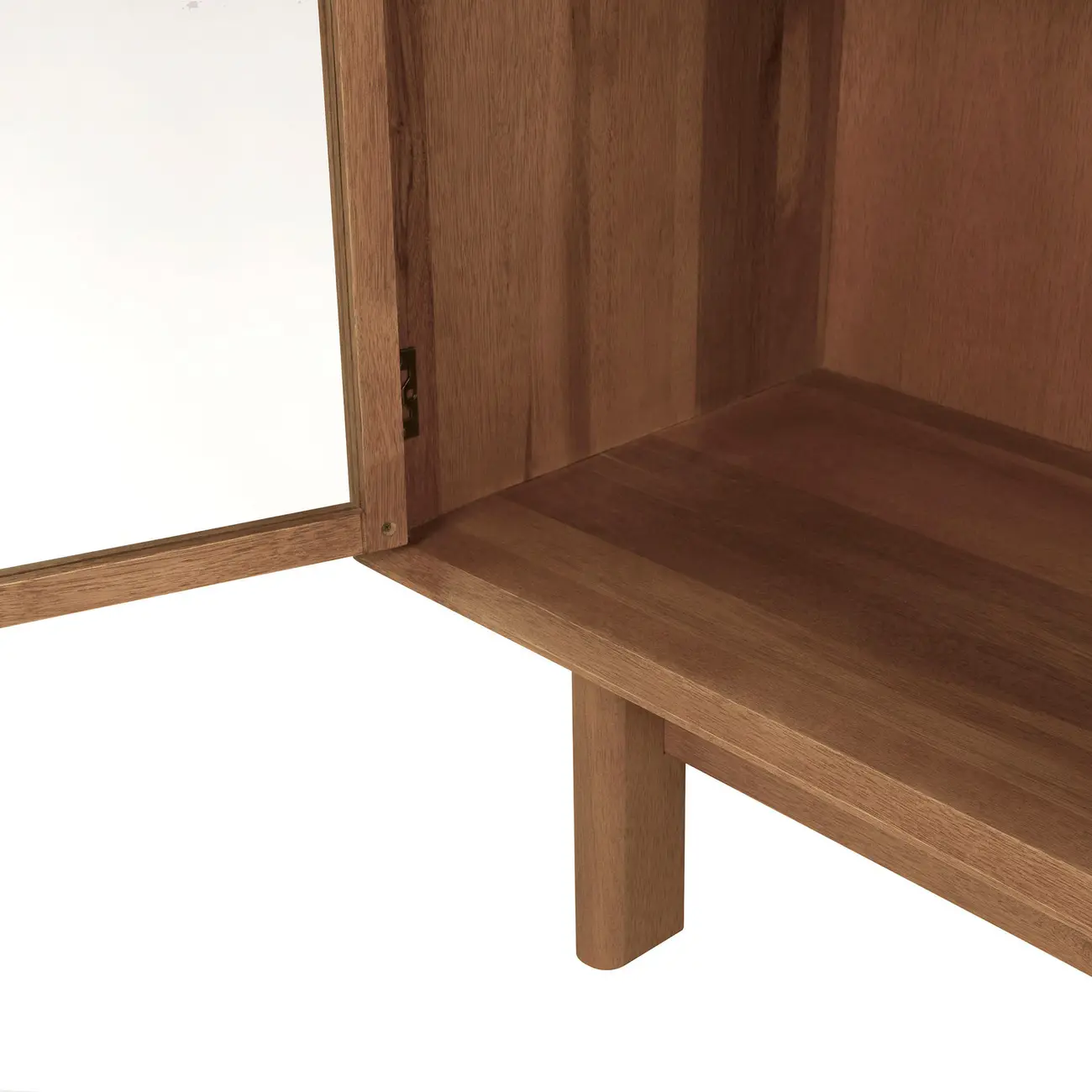 CRISTALEIRA 2 PORTAS COM MARQUISE 1 M X 2,03 M PILOTIS - NOZES/INCOLOR - Foto 6