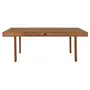 MESA 1 GAVETA 2 M X 97 CM PILOTIS - NOZES - Foto 1