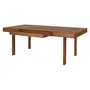 MESA 1 GAVETA 2 M X 97 CM PILOTIS - NOZES - Foto 3