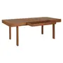 MESA 1 GAVETA 2 M X 97 CM PILOTIS - NOZES - Foto 5