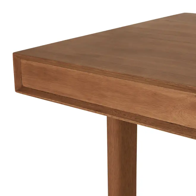 MESA 1 GAVETA 2 M X 97 CM PILOTIS - NOZES - Foto 8