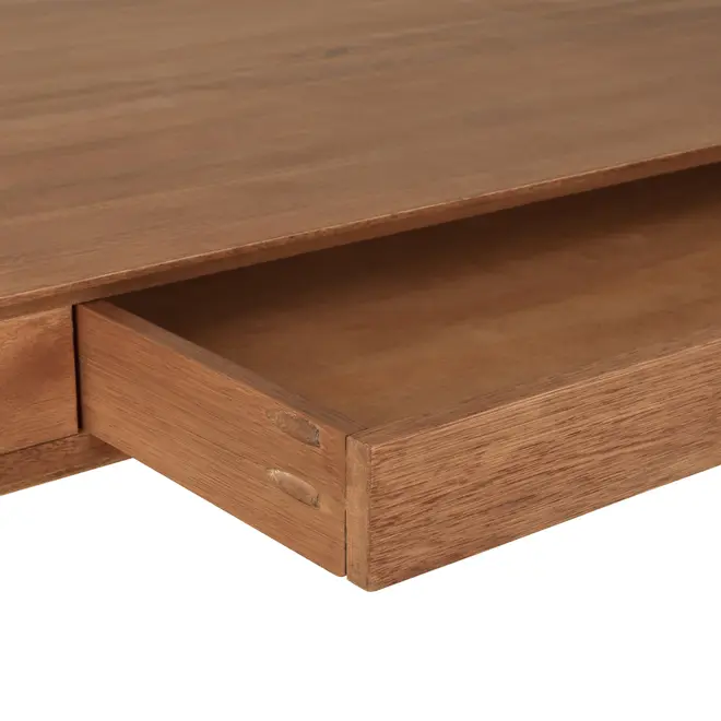 MESA 1 GAVETA 2 M X 97 CM PILOTIS - NOZES - Foto 9