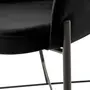 CADEIRA DE JANTAR COM BRAÇOS DAISY - PRETO/PRETO - Foto 5
