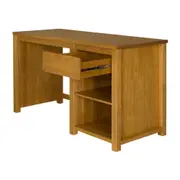 ESCRIVANINHA 1 GAVETA 1,30 M X 55 CM MASSY - AMÊNDOA - Foto 3