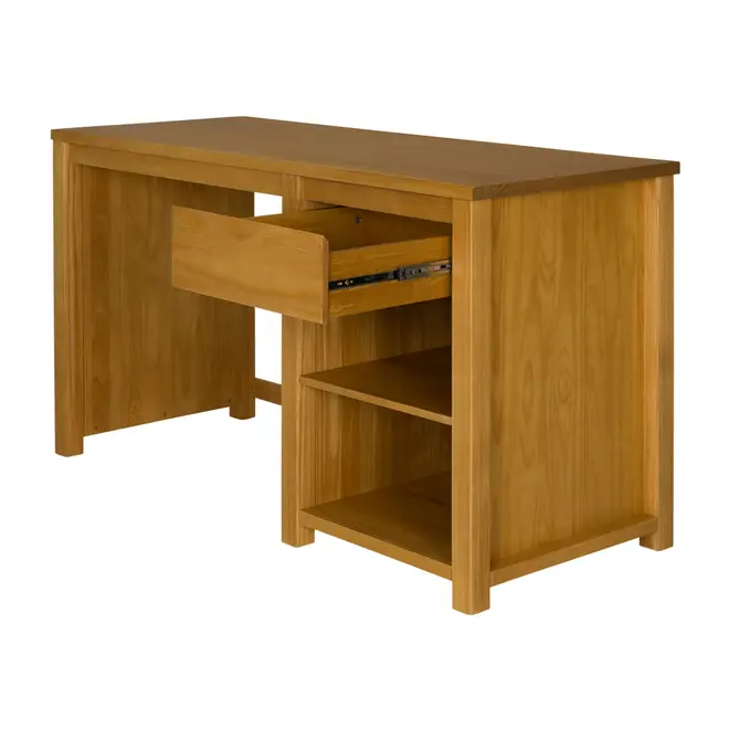 ESCRIVANINHA 1 GAVETA 1,30 M X 55 CM MASSY - AMÊNDOA - Foto 3