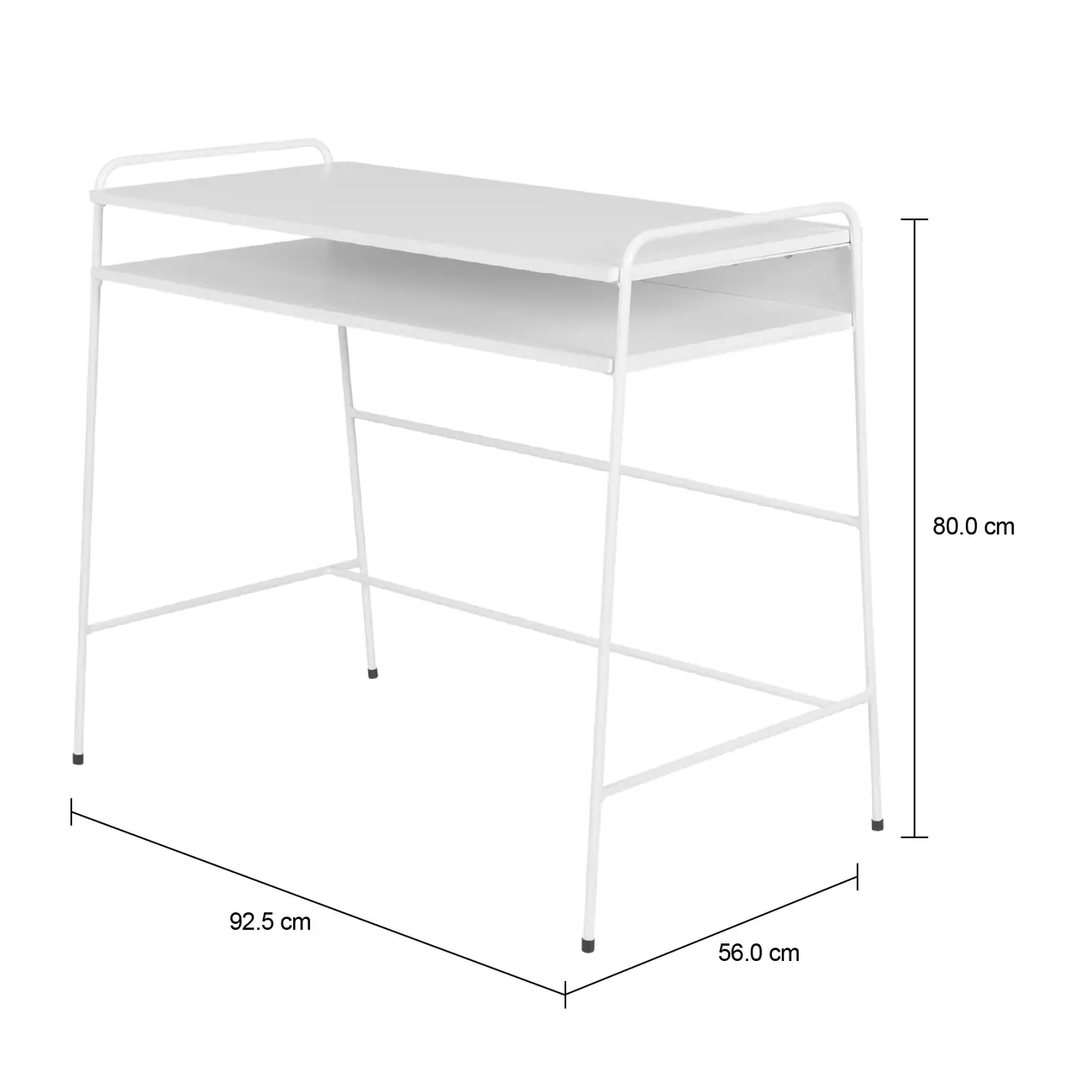 GABARITO ESCRIVANINHA 93 CM X 56 CM - BRANCO/BRANCO - Foto 8