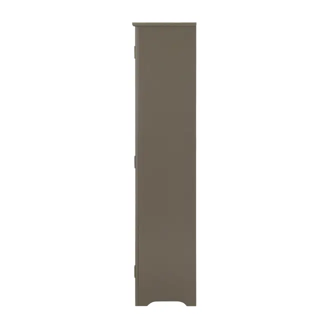 CRISTALEIRA 2 PORTAS 98 CM X 1,80 M CHAMBÉRY - GRIS BRULÉ/INCOLOR - Foto 5