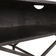 ESTANTE PARA TV DE ATÉ 75 POLEGADAS 2,40 M X 2,10 M BRASP - GRAFITE FOSFATIZADO - Foto 6