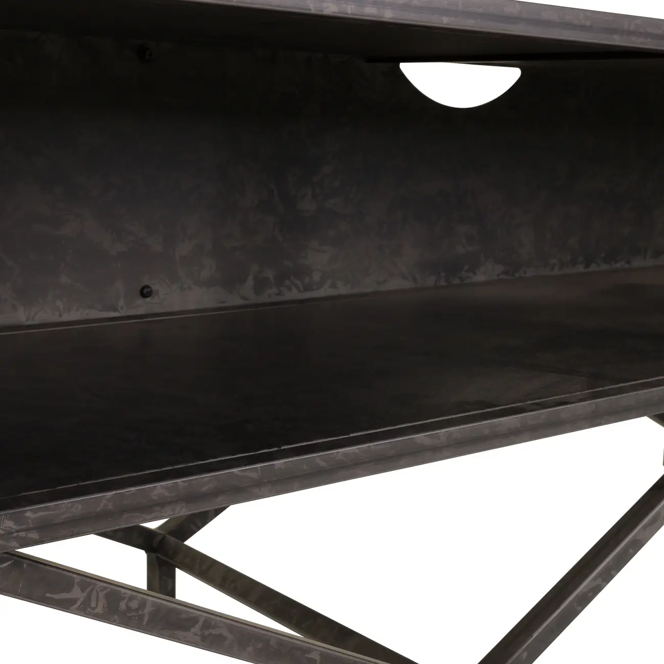 ESTANTE PARA TV DE ATÉ 75 POLEGADAS 2,40 M X 2,10 M BRASP - GRAFITE FOSFATIZADO - Foto 6