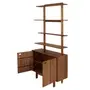 ESTANTE 2 PORTAS 1 M X 2,03 M PILOTIS - NOZES - Foto 4