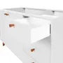 ARMÁRIO DE COZINHA INFERIOR 1,20 M  2 PORTAS / 4 GAVETAS LIN - BRANCO/NOZES - Foto 7