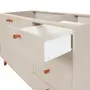 ARMÁRIO DE COZINHA INFERIOR 1,20 M  2 PORTAS / 4 GAVETAS LIN - BEGE/NOZES - Foto 7