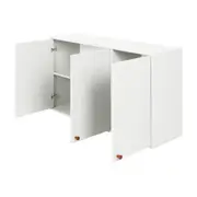 ARMÁRIO DE COZINHA AÉREO 1,20 M 3 PORTAS LIN - BRANCO/NOZES - Foto 3