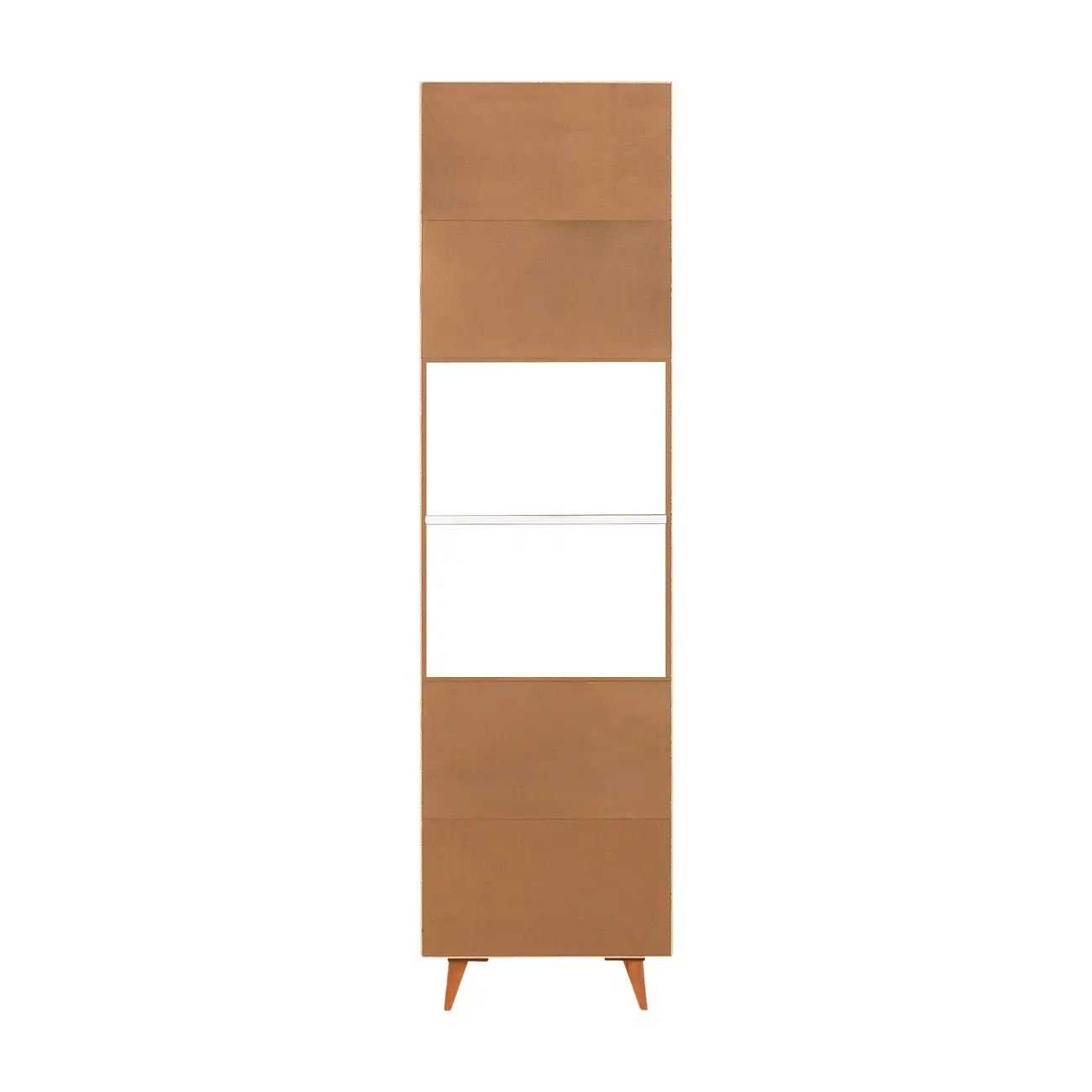 PANELEIRO 2 PORTAS 60 CM X 2,21 M LIN - PRETO/NOZES - Foto 6