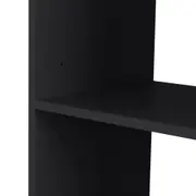 PANELEIRO 2 PORTAS 60 CM X 2,21 M LIN - PRETO/NOZES - Foto 8
