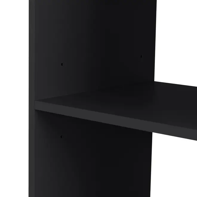 PANELEIRO 2 PORTAS 60 CM X 2,21 M LIN - PRETO/NOZES - Foto 8