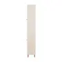 PANELEIRO 2 PORTAS 60 CM X 2,21 M LIN - BEGE/NOZES - Foto 5