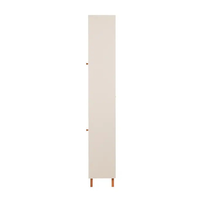 PANELEIRO 2 PORTAS 60 CM X 2,21 M LIN - BEGE/NOZES - Foto 5