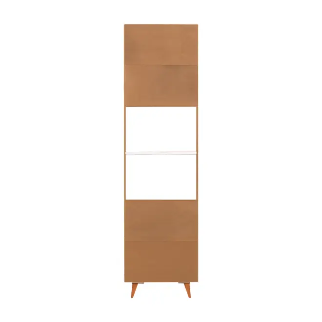 PANELEIRO 2 PORTAS 60 CM X 2,21 M LIN - BEGE/NOZES - Foto 6