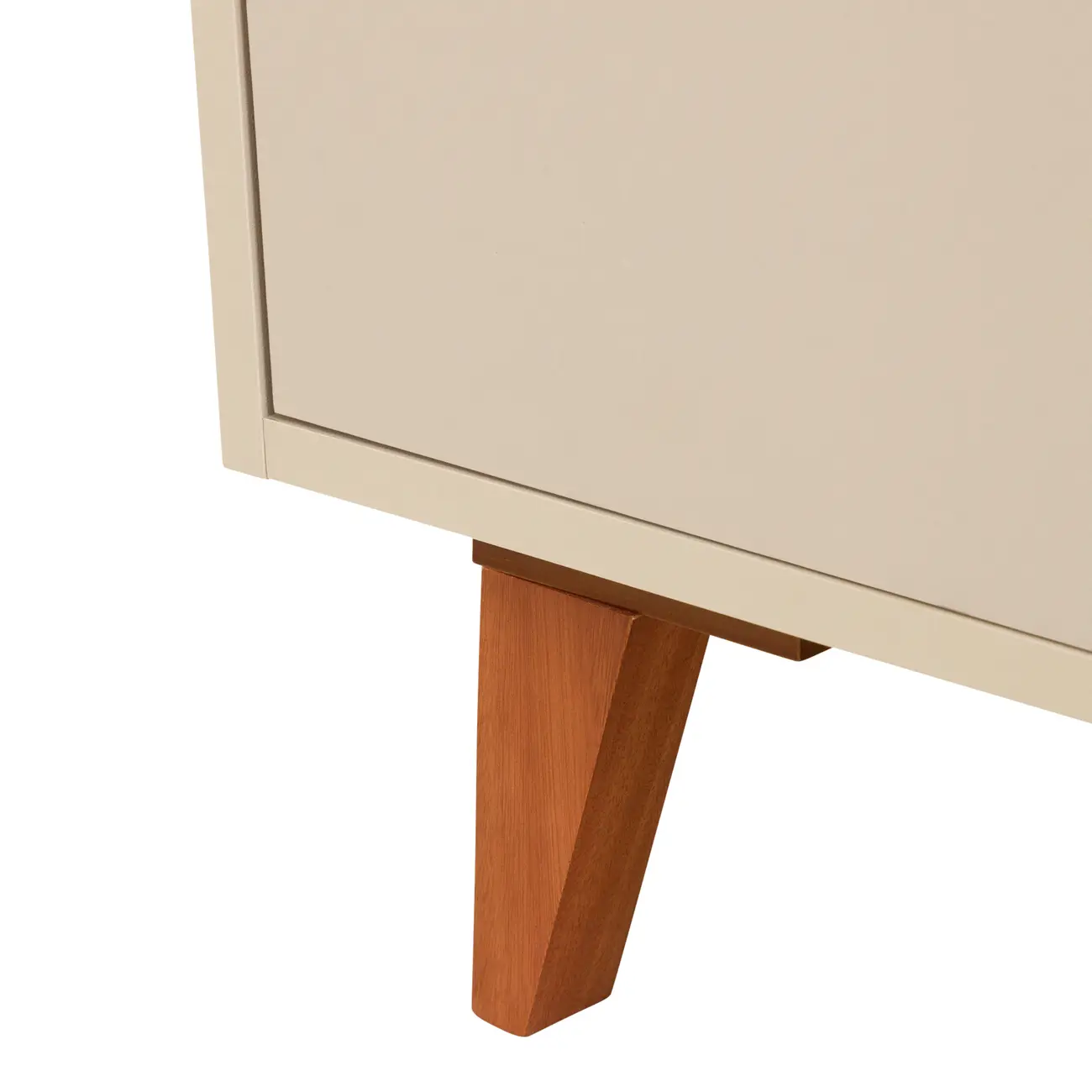 PANELEIRO 2 PORTAS 60 CM X 2,21 M LIN - BEGE/NOZES - Foto 10